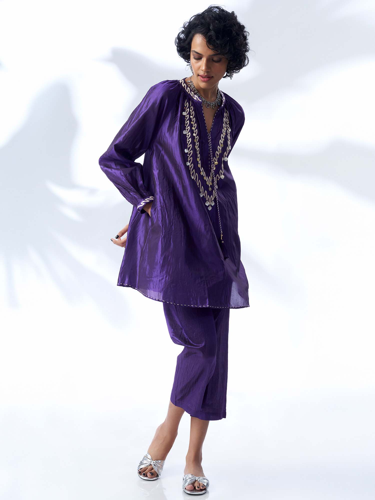 Nurkemal Silk Twinset