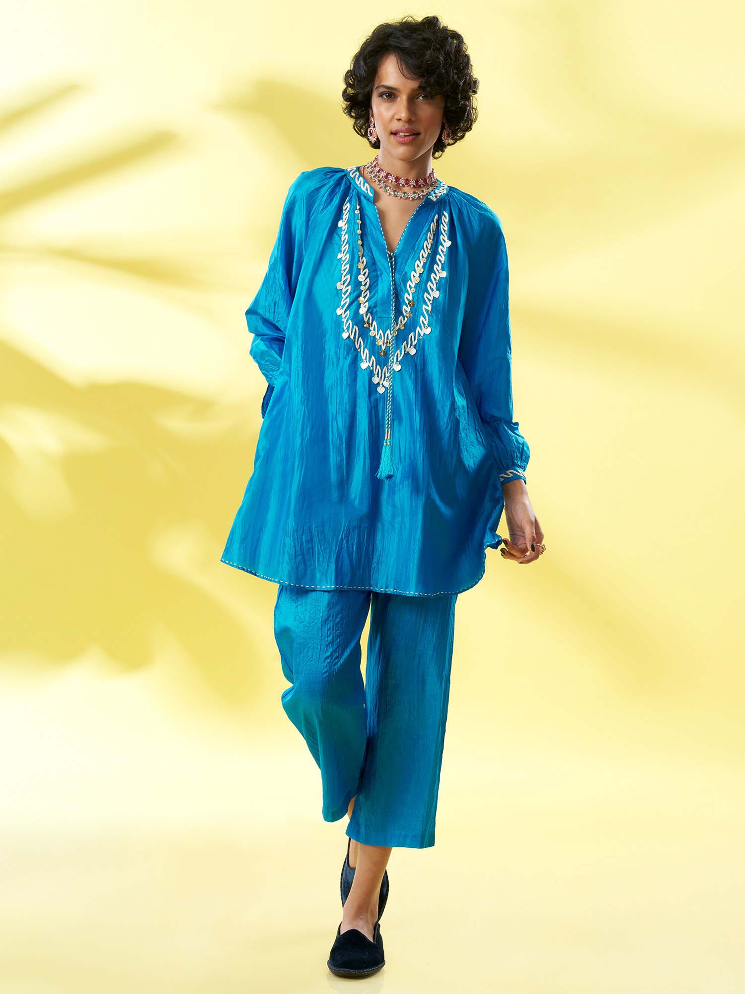 Nurkemal Silk Twinset