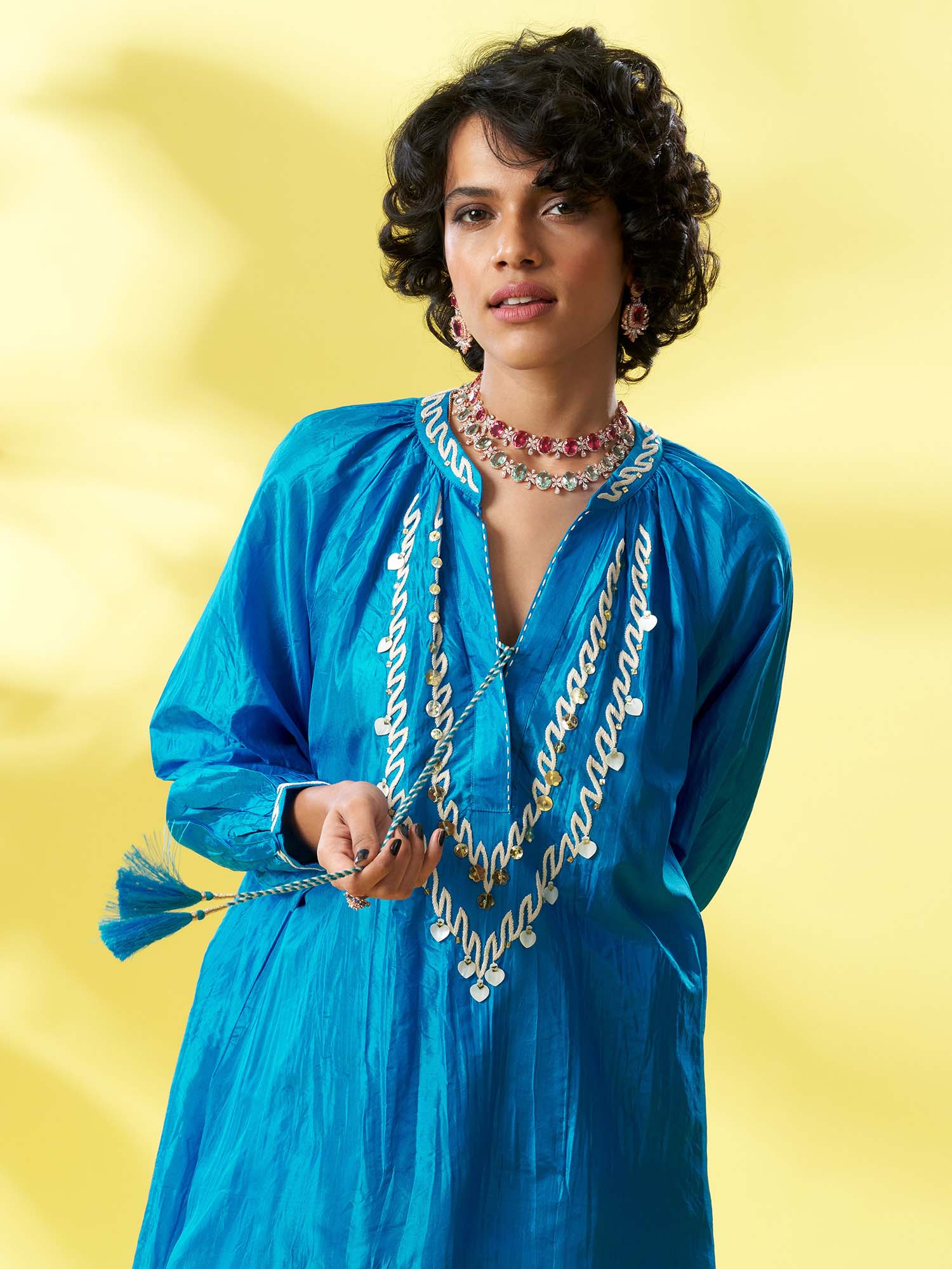 Nurkemal Silk Twinset