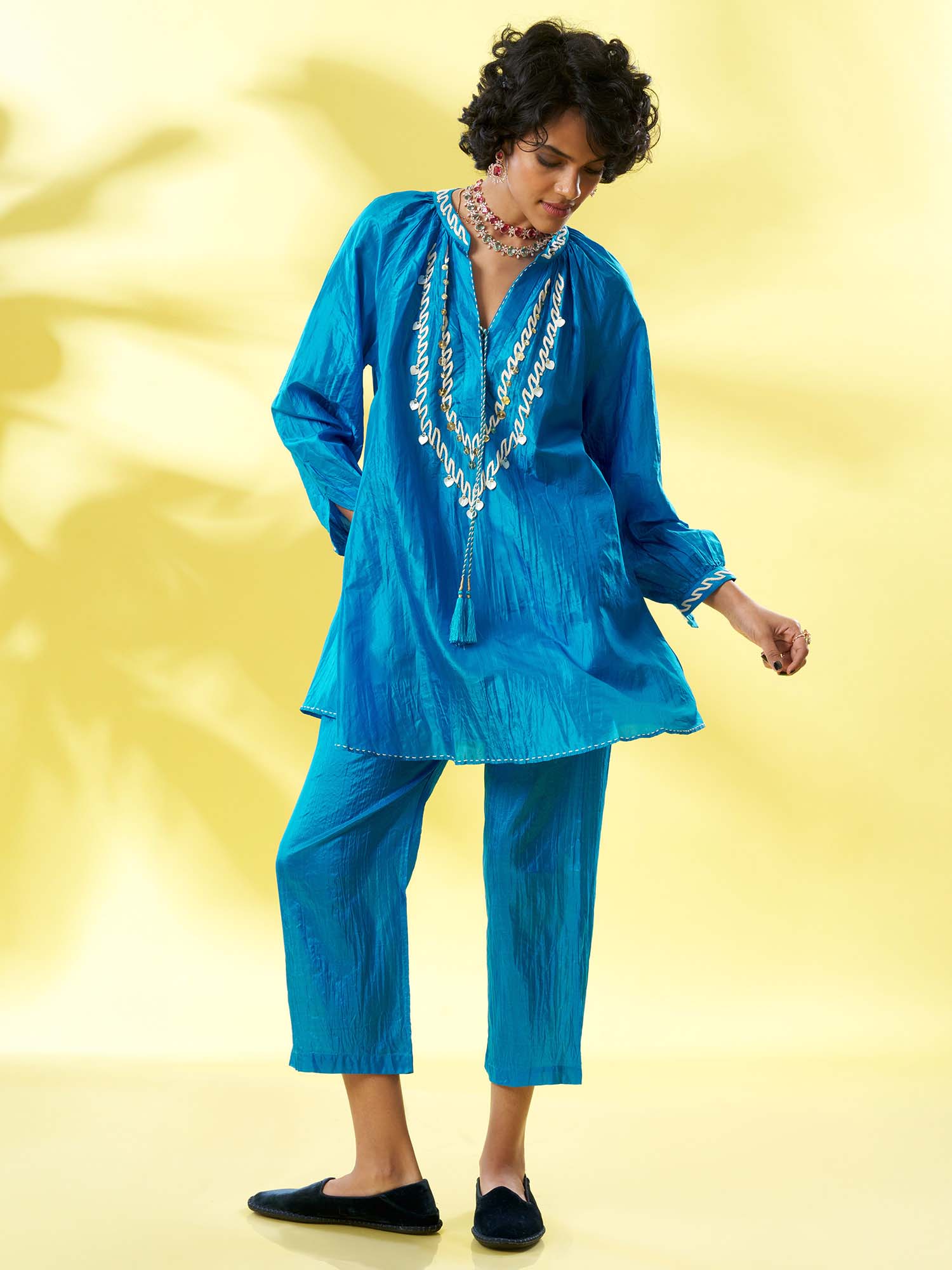 Nurkemal Silk Twinset
