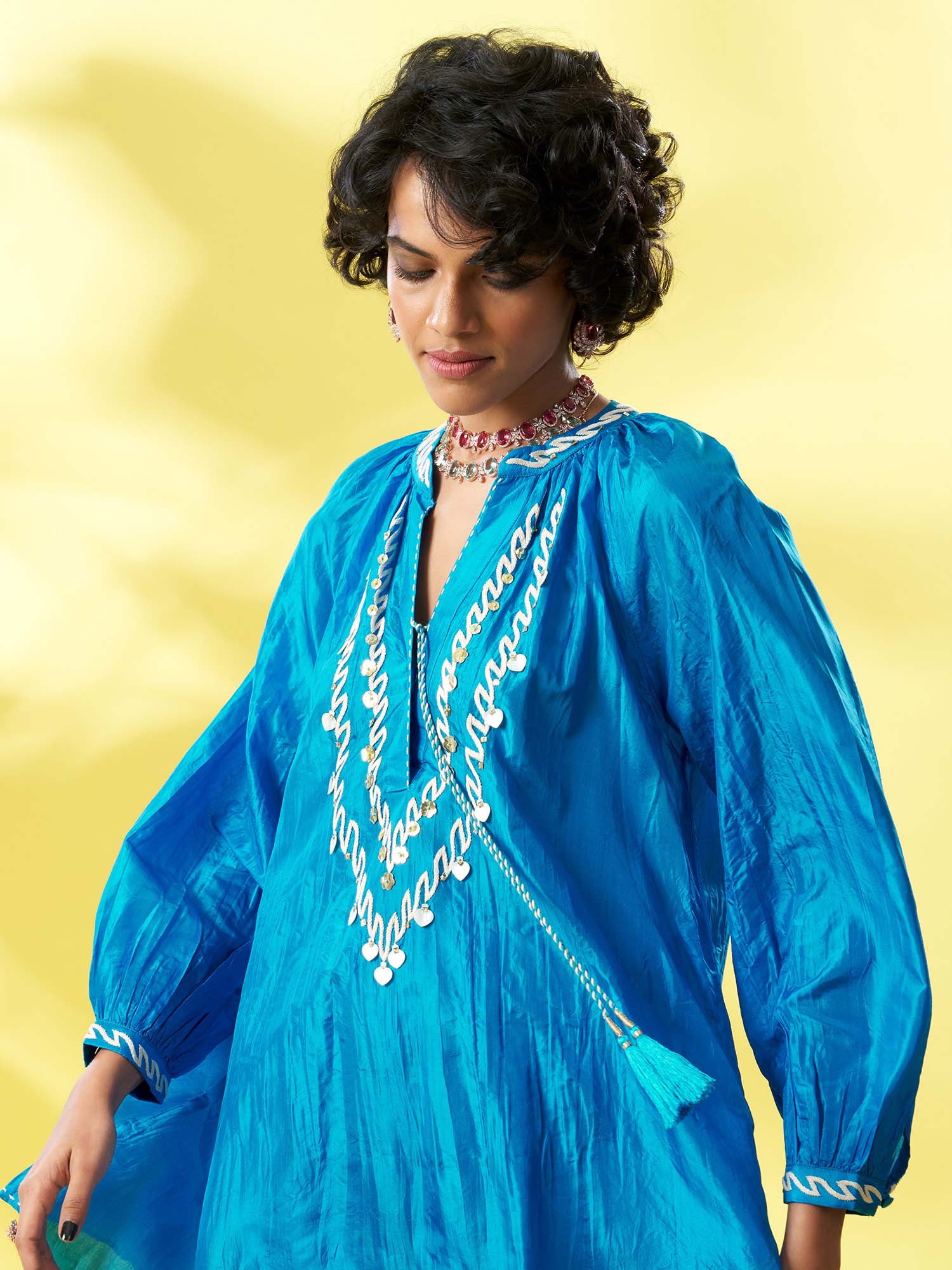 Nurkemal Silk Twinset