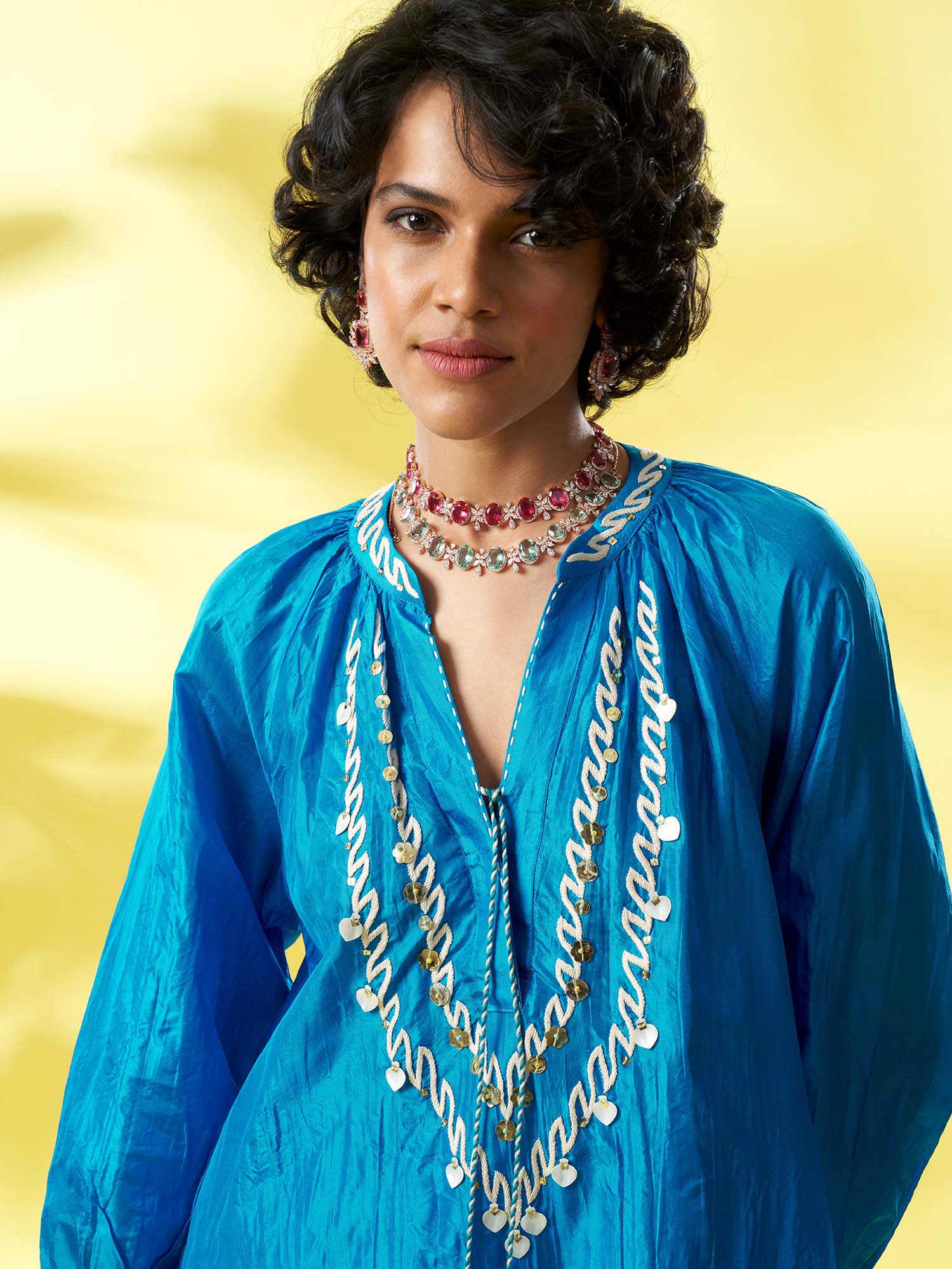 Nurkemal Silk Twinset