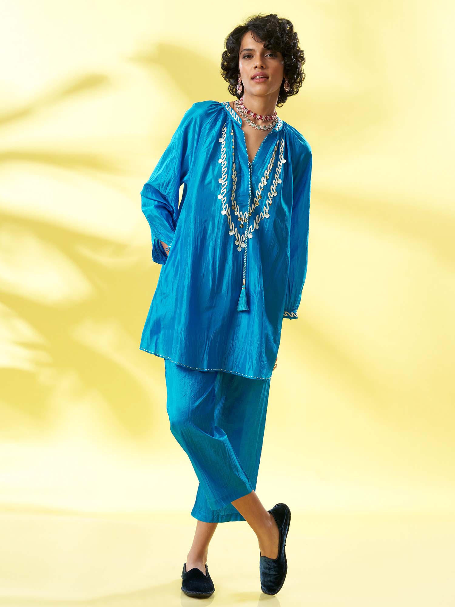Nurkemal Silk Twinset