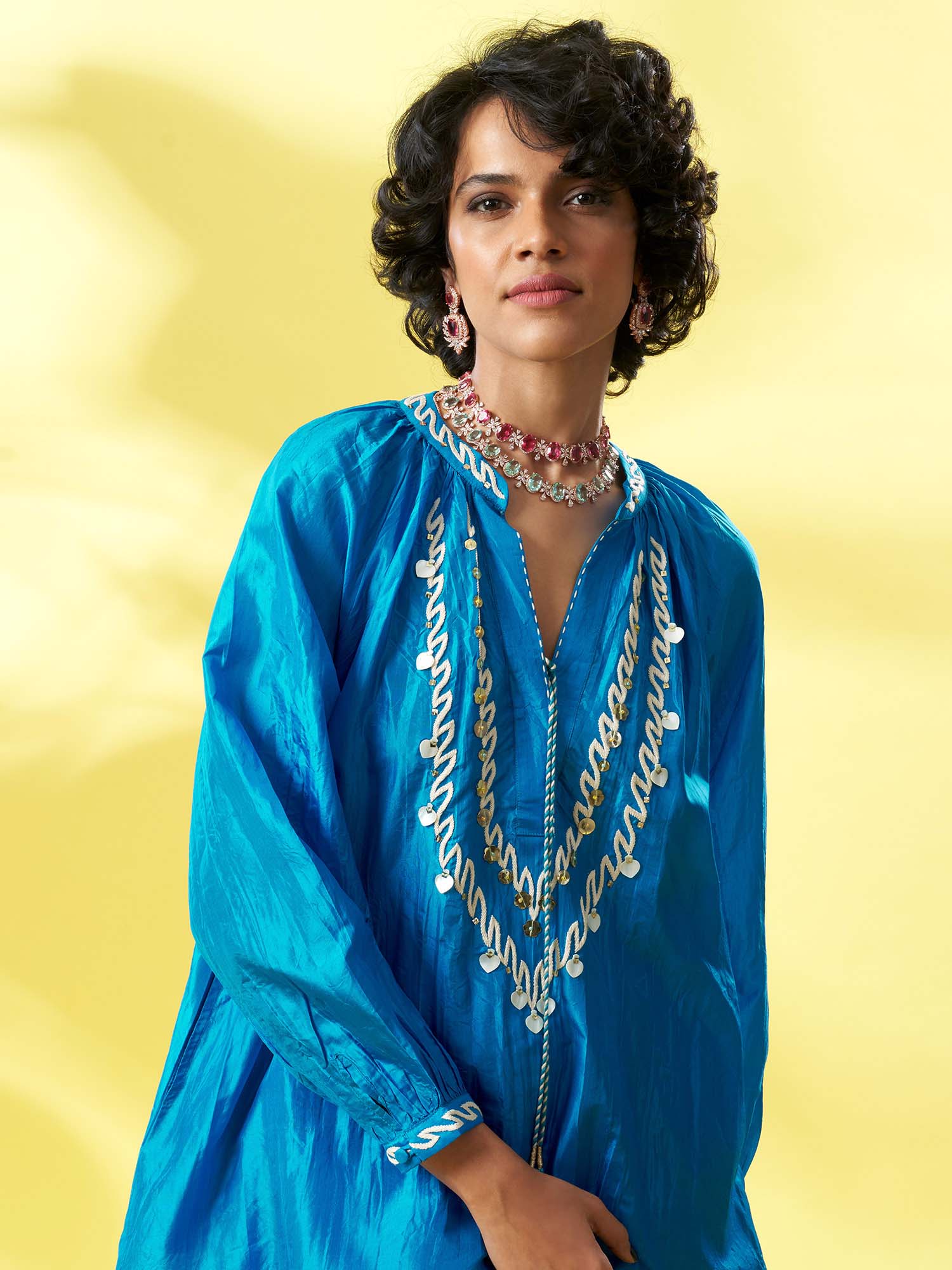 Nurkemal Silk Twinset