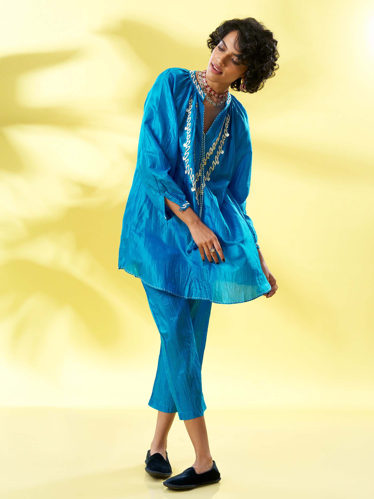 Nurkemal Silk Twinset