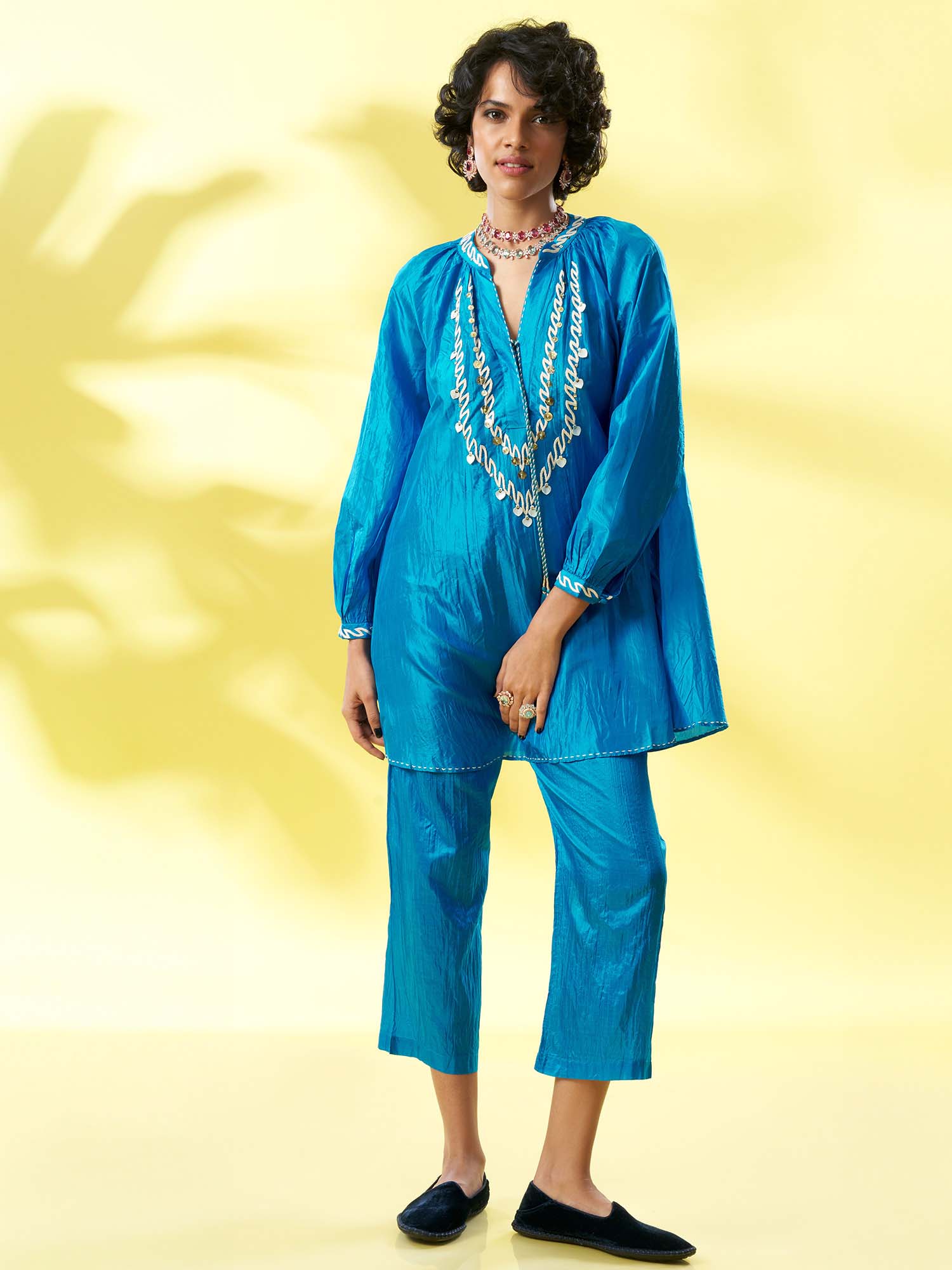 Nurkemal Silk Twinset