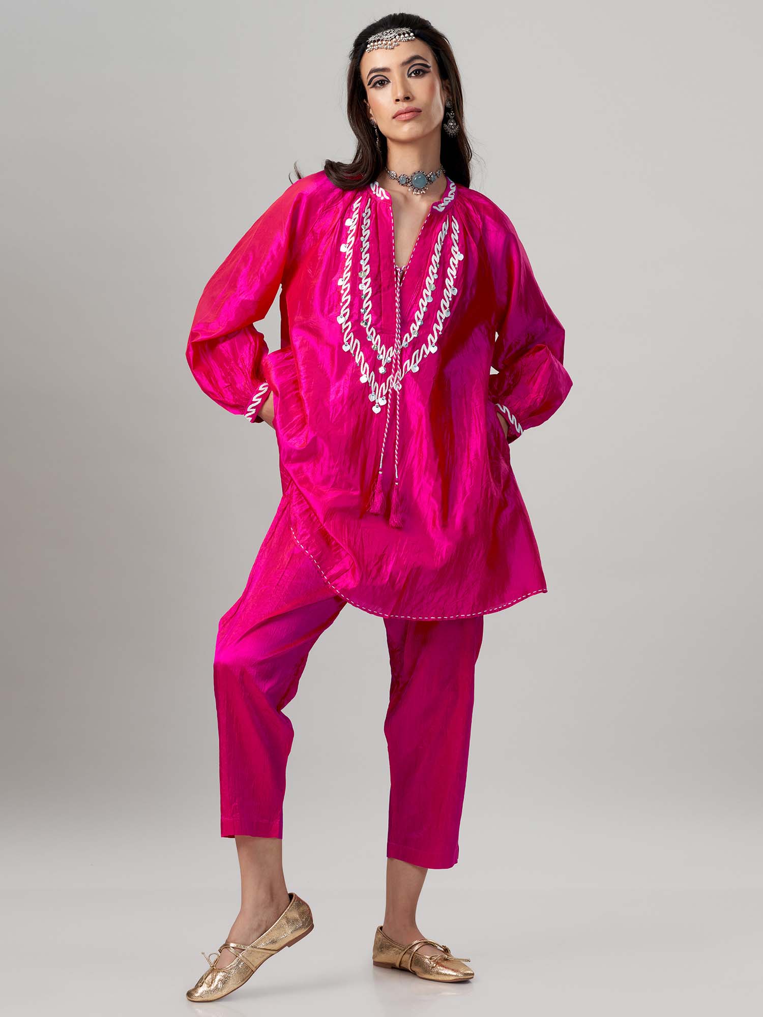 Nurkemal Silk Twinset