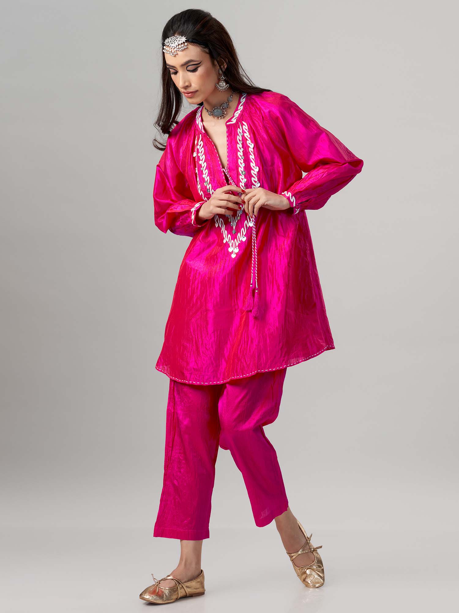 Nurkemal Silk Twinset