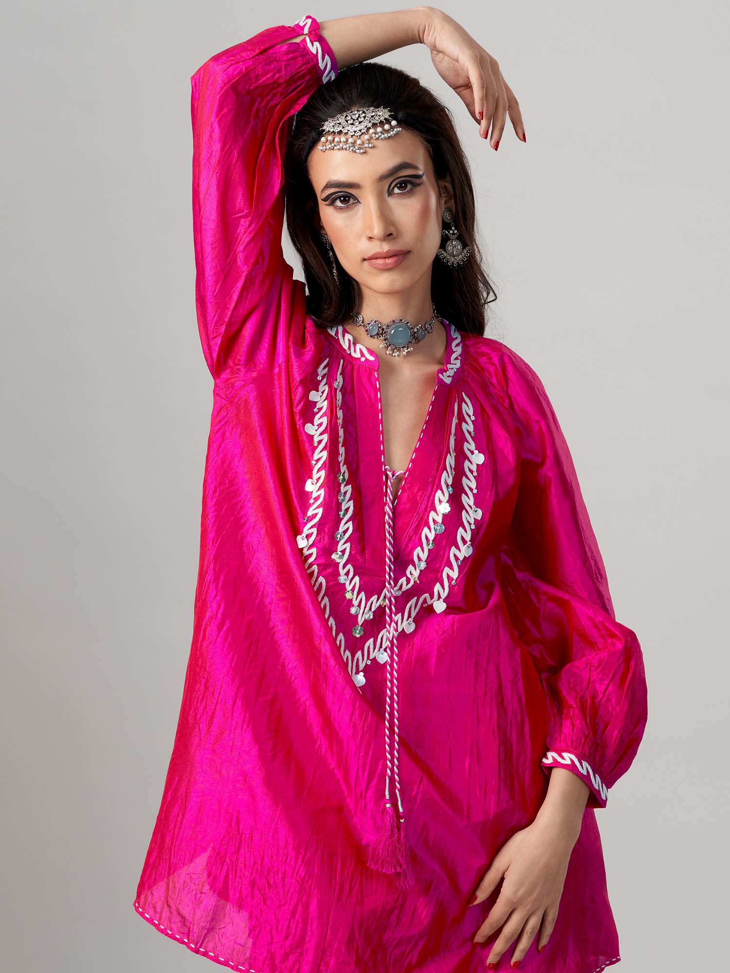 Nurkemal Silk Twinset