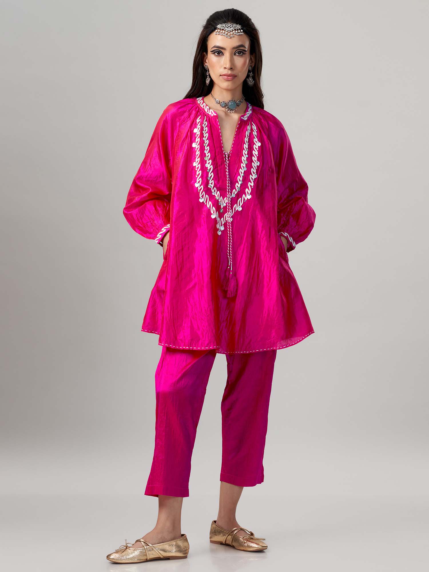 Nurkemal Silk Twinset