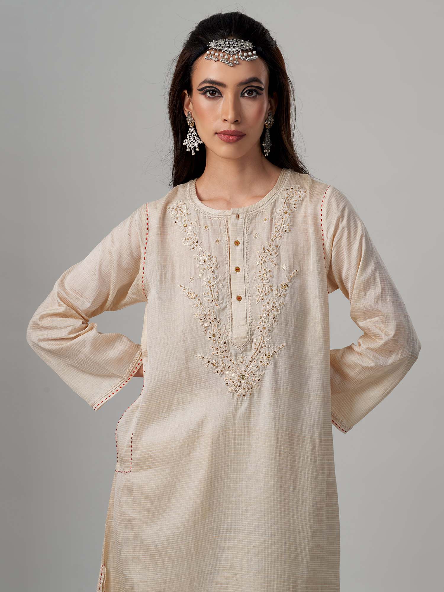 Octavia Handloom Silk Twinset