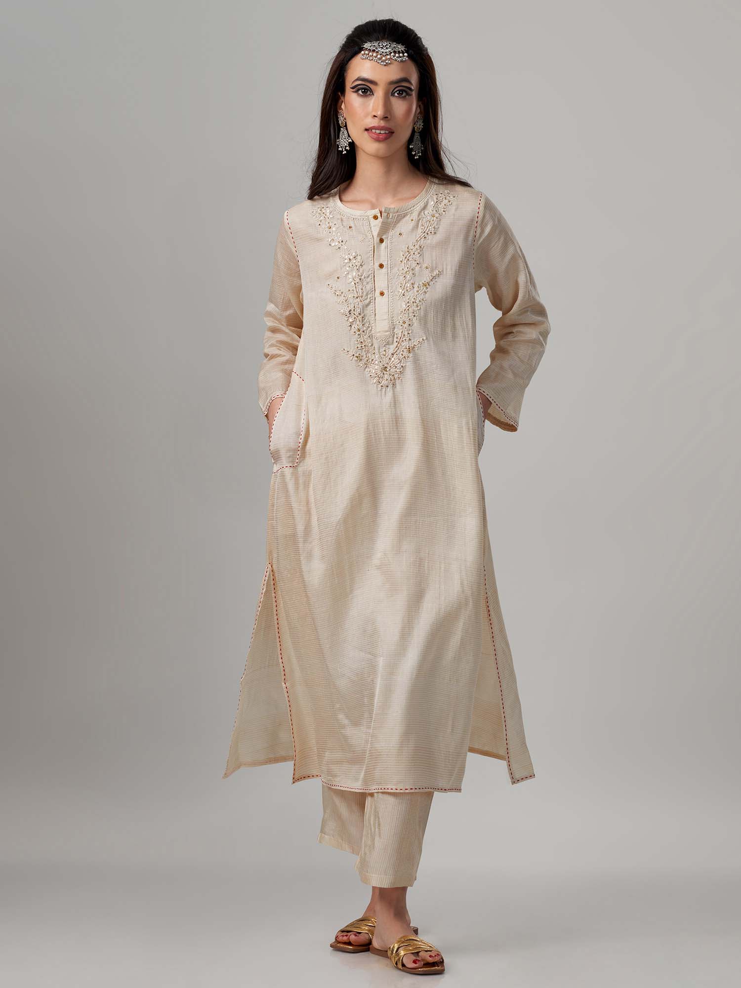 Octavia Handloom Silk Twinset