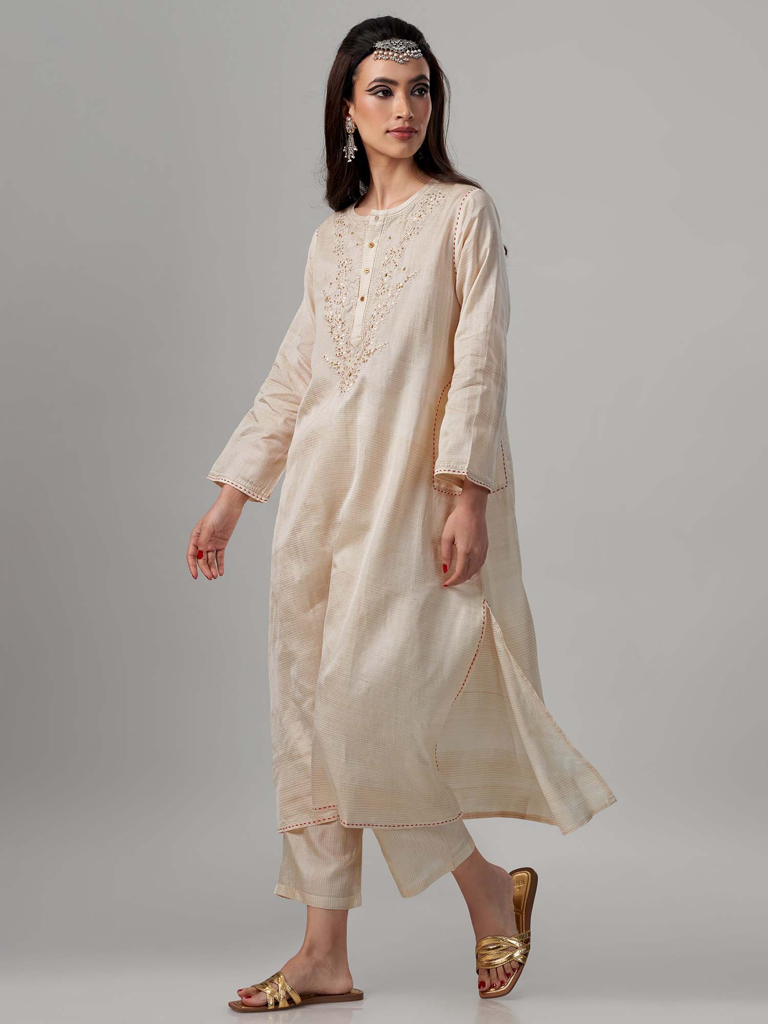 Octavia Handloom Silk Twinset