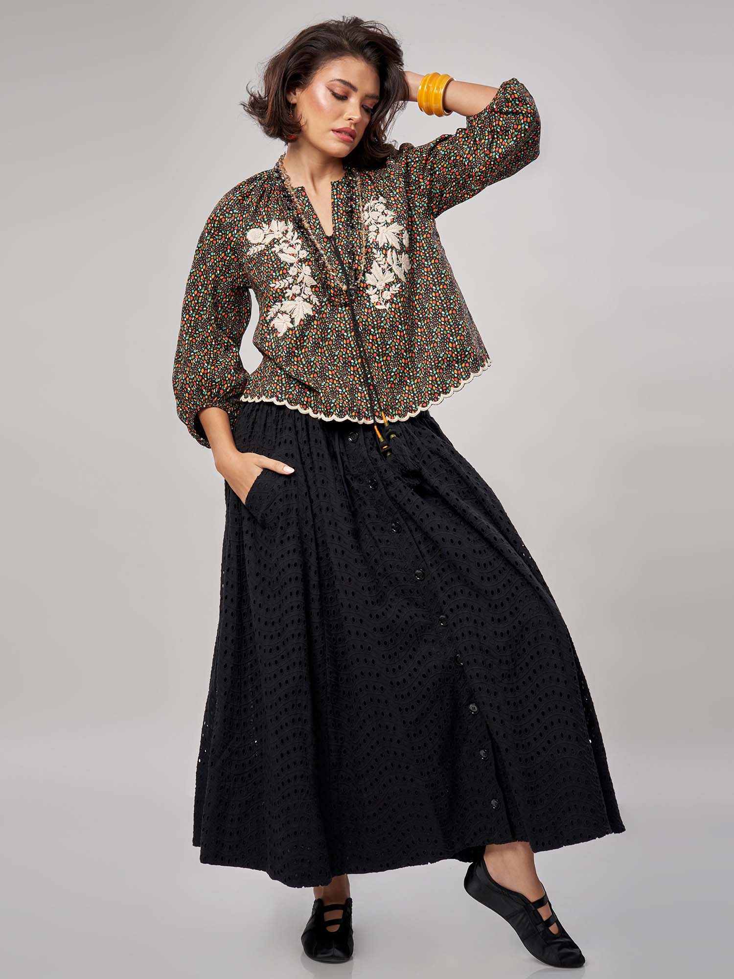 Panjim Cotton Blouse