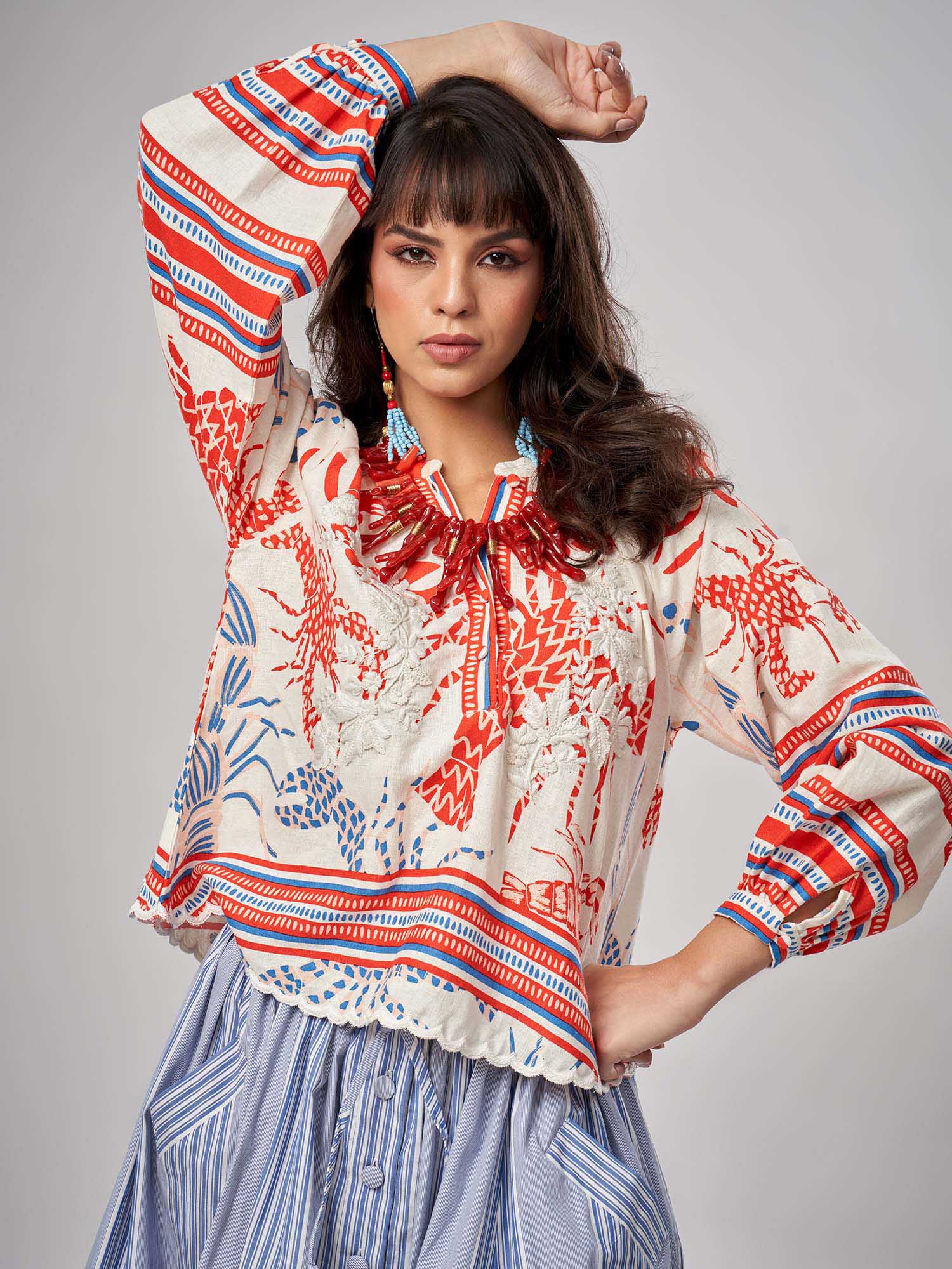 Panjim Cotton Blouse