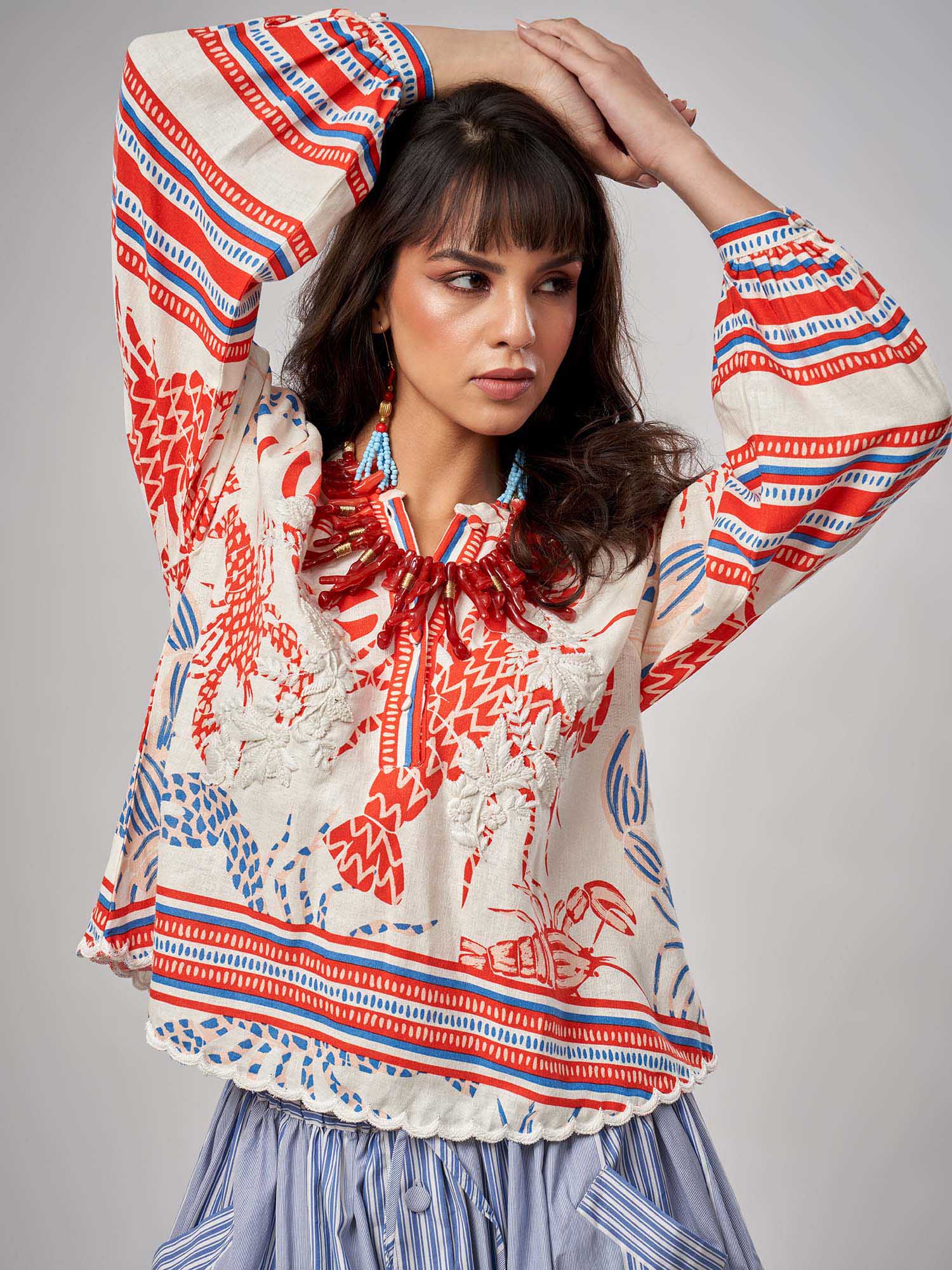 Panjim Cotton Blouse