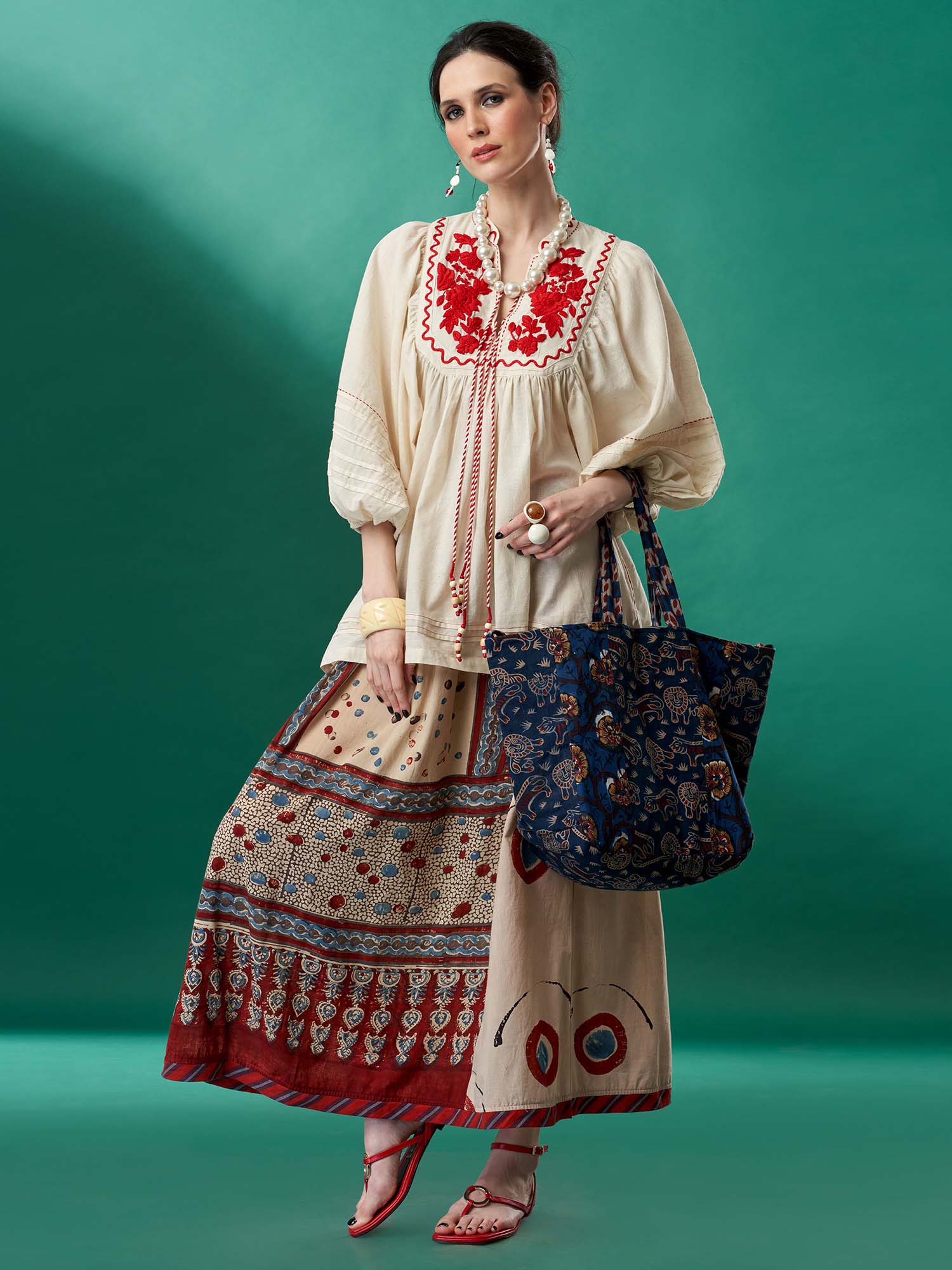 Petrossian Cotton Blouse