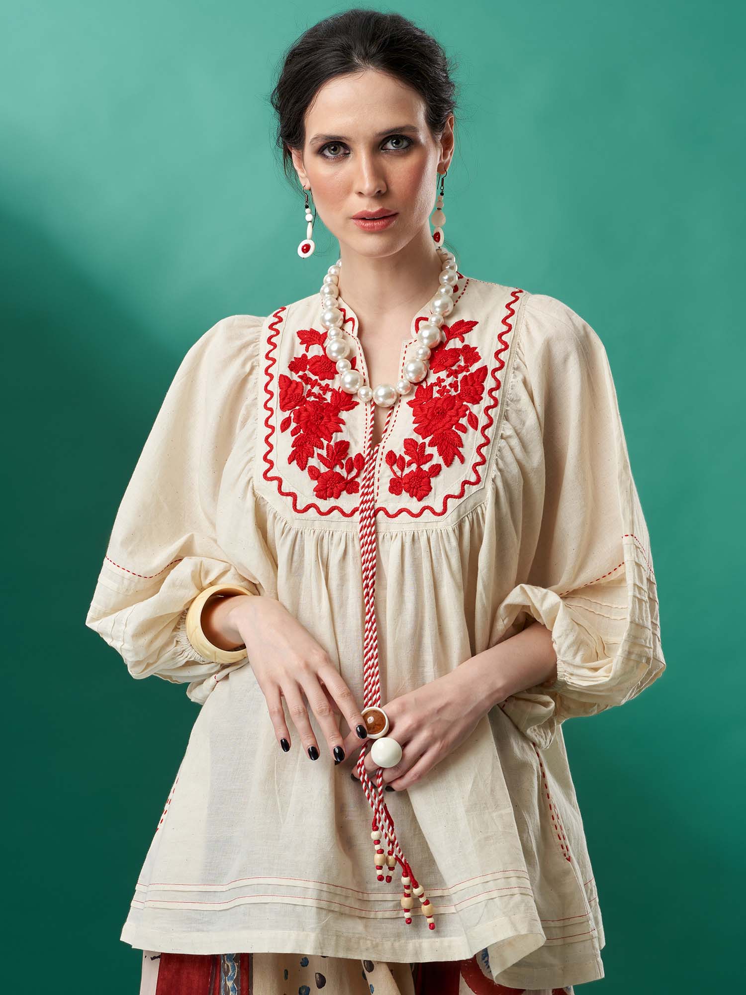 Petrossian Cotton Blouse
