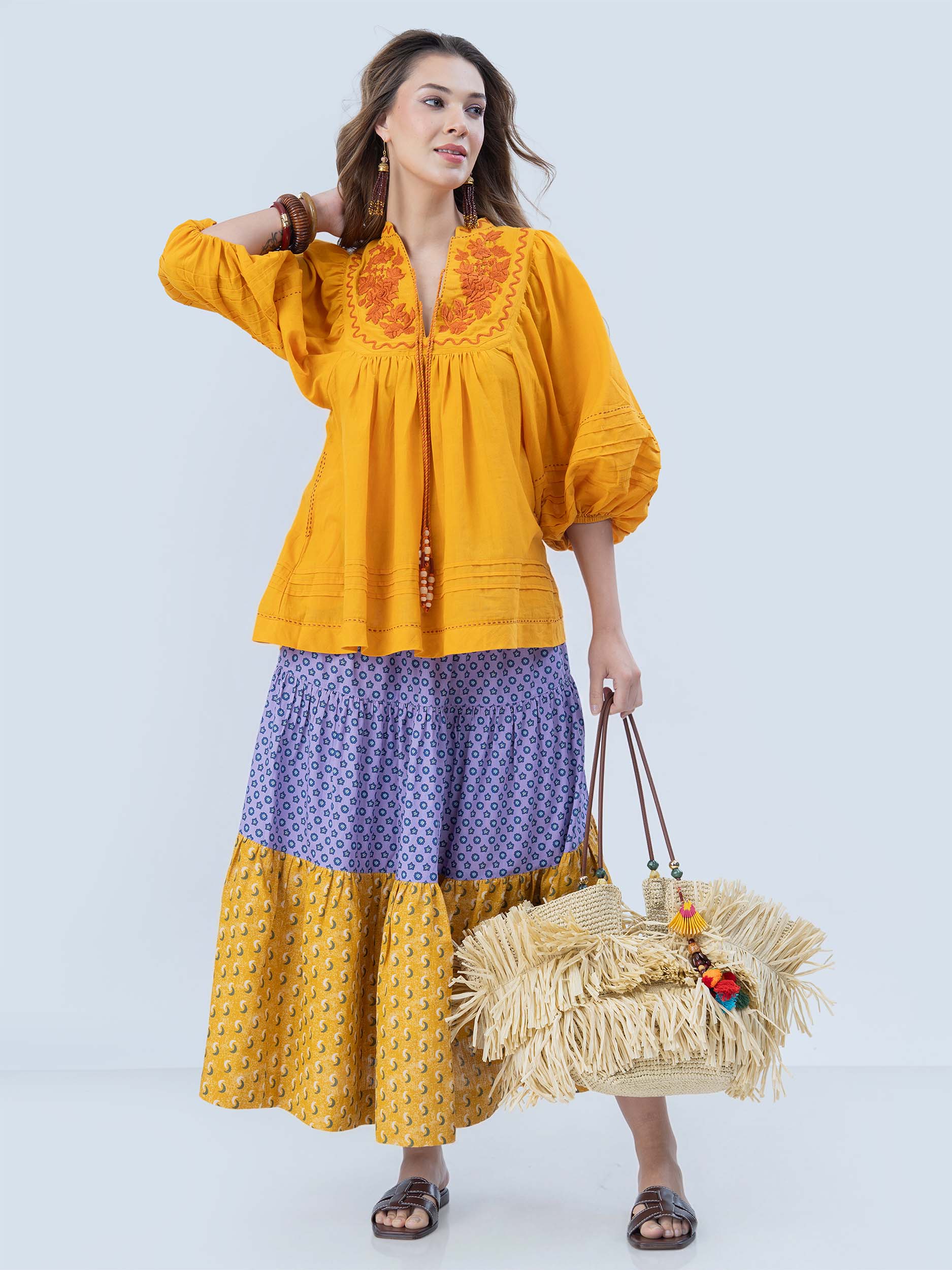 Petrossian Handloom Cotton Top