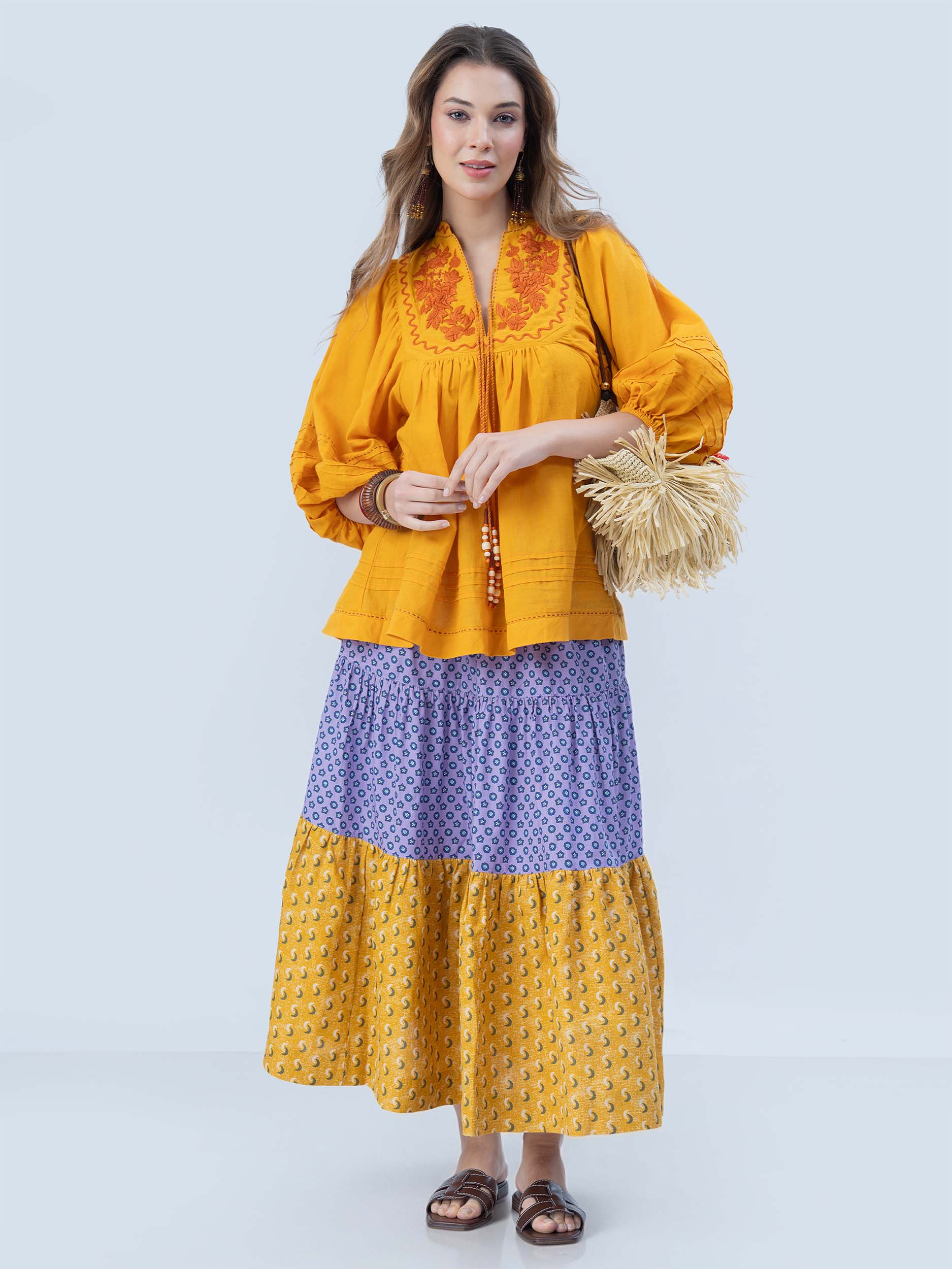 Petrossian Handloom Cotton Top
