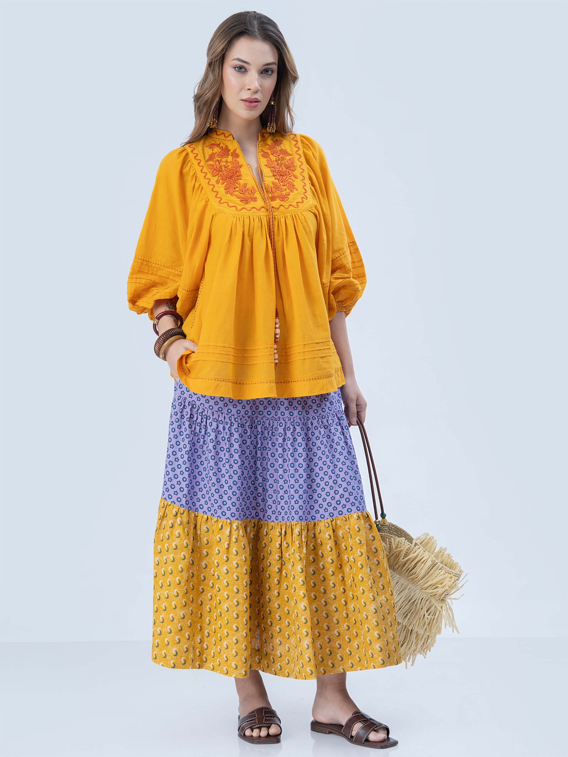 Petrossian Handloom Cotton Top