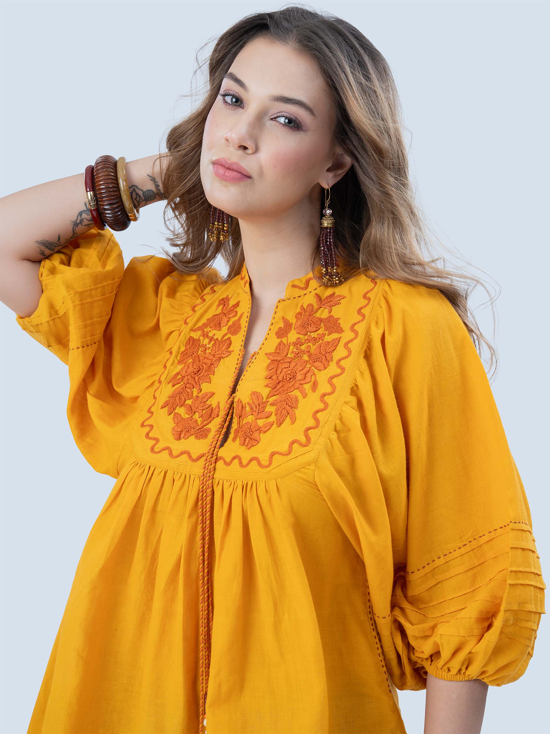 Petrossian Handloom Cotton Top