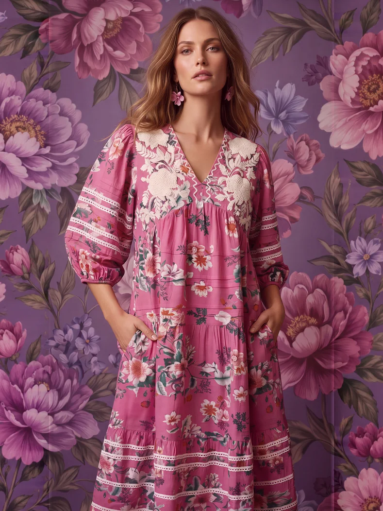 Pushkin Cotton Dress