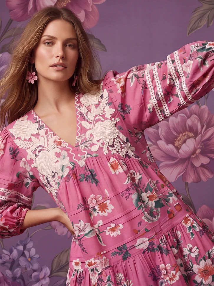 Pushkin Cotton Dress