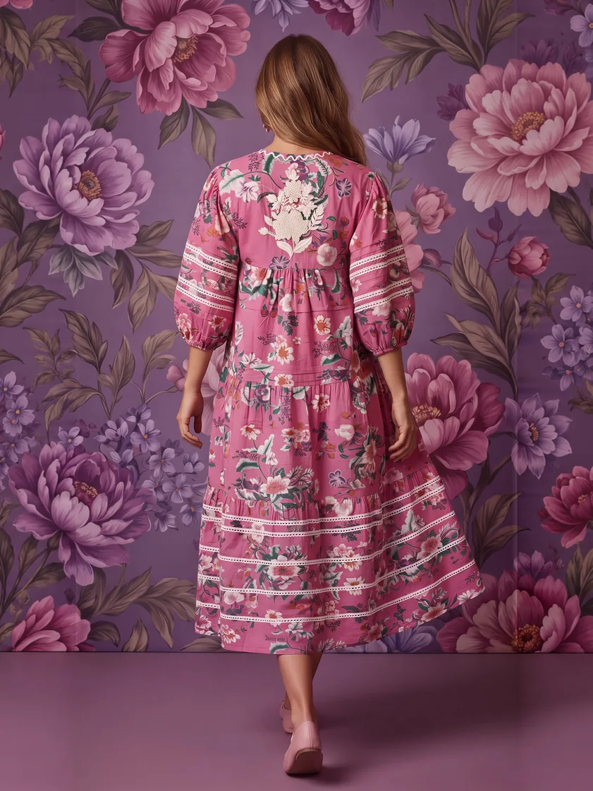 Pushkin Cotton Dress