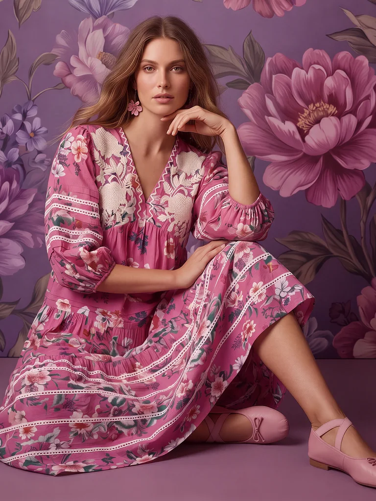 Pushkin Cotton Dress