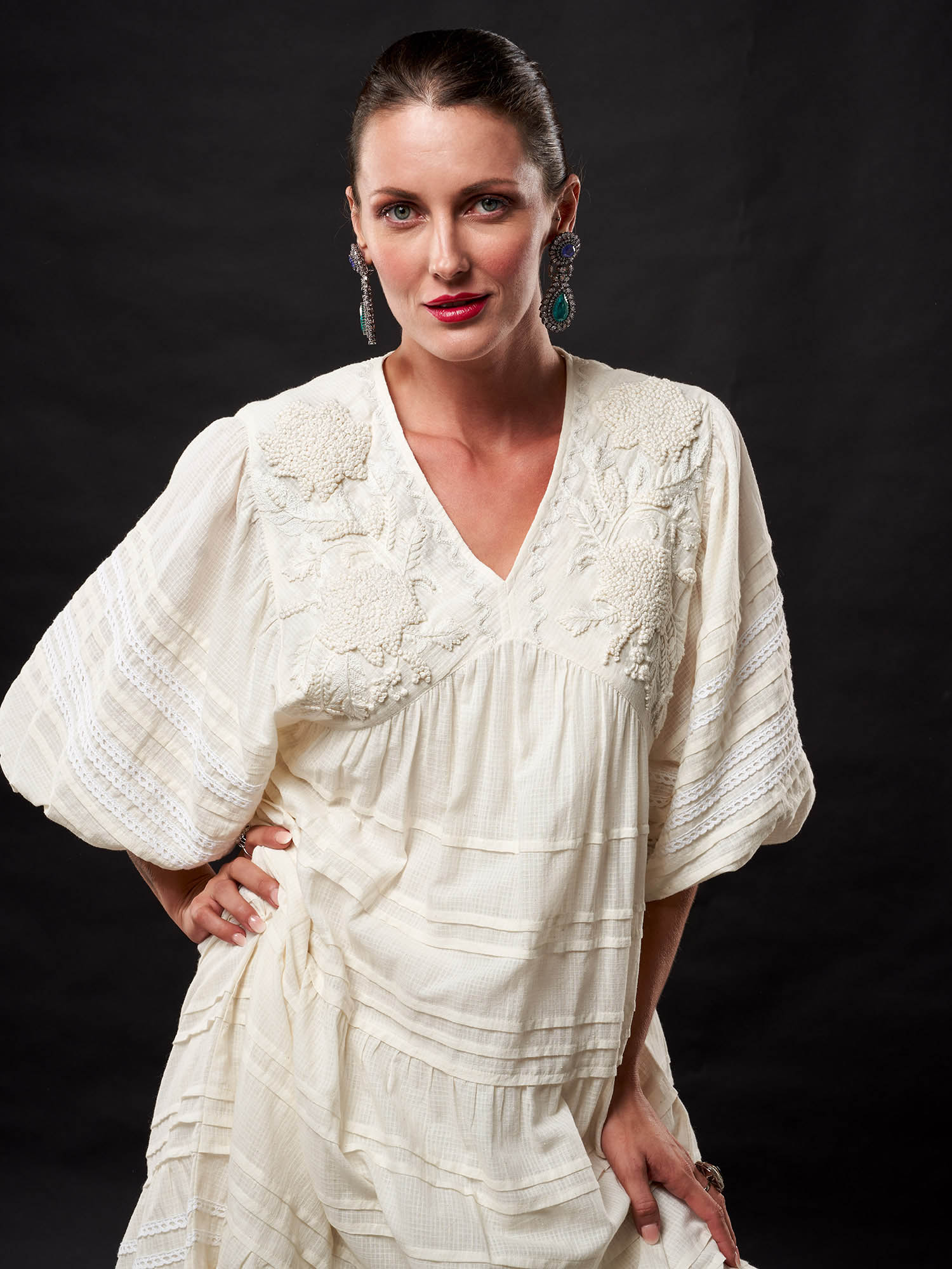 Pushkin Handwoven Cotton Dress