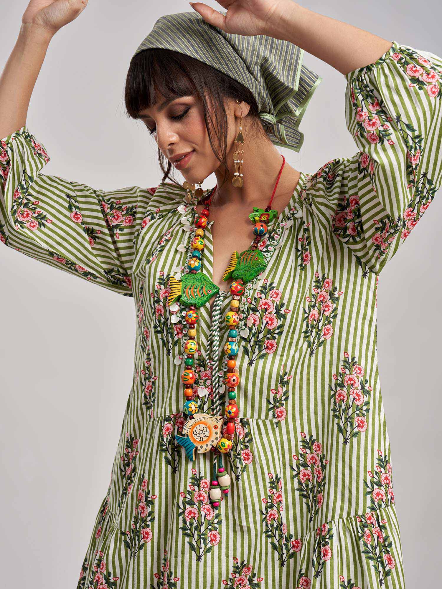 Renjo Cotton Dress
