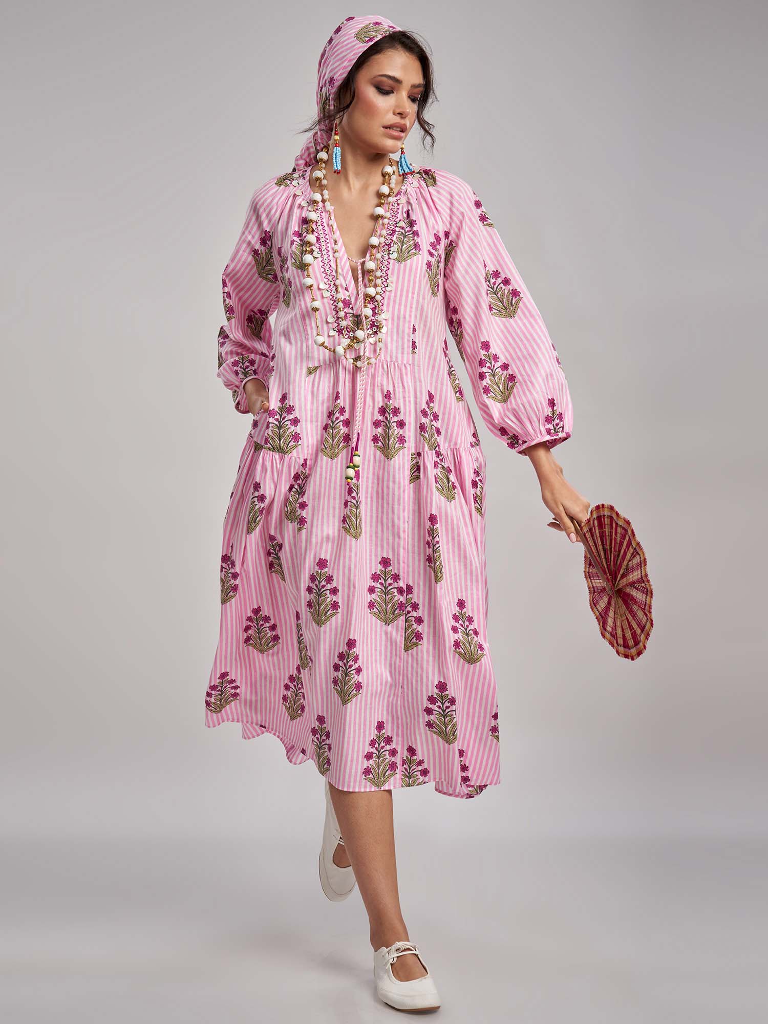 Renjo Cotton Dress