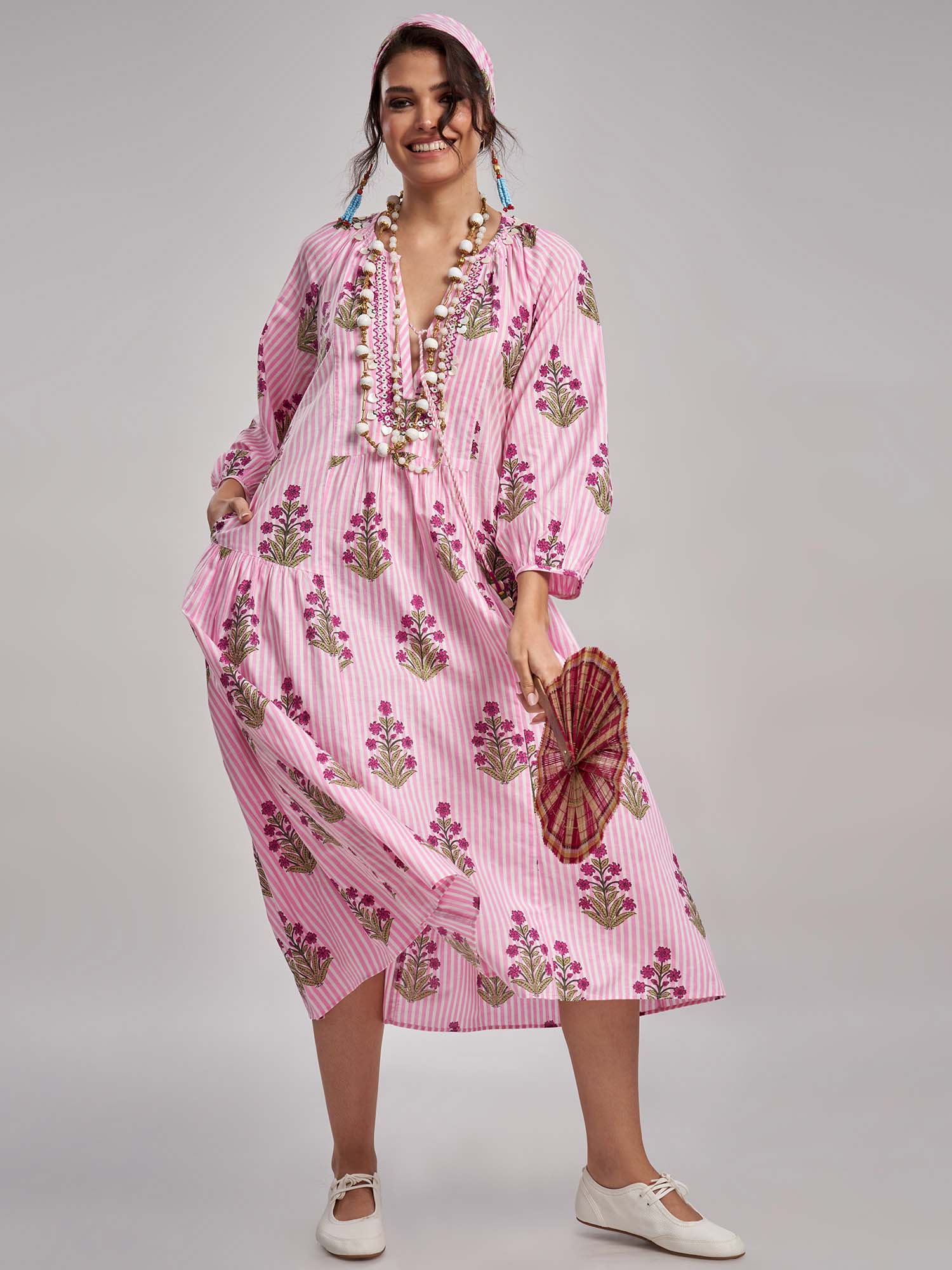 Renjo Cotton Dress
