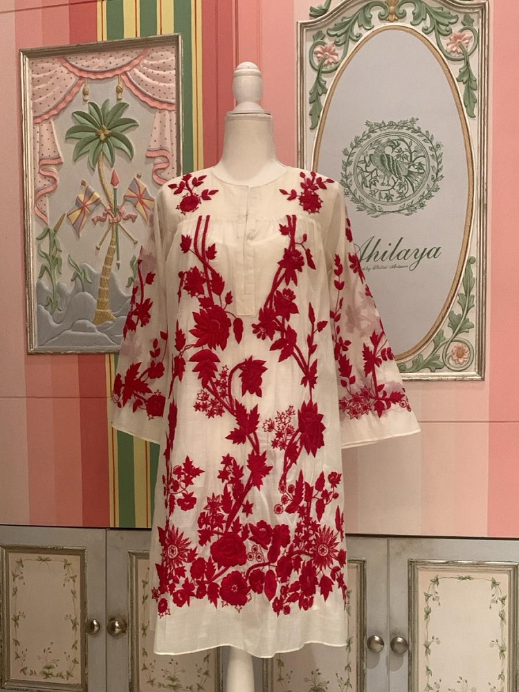 Risala Cotton Silk Dress