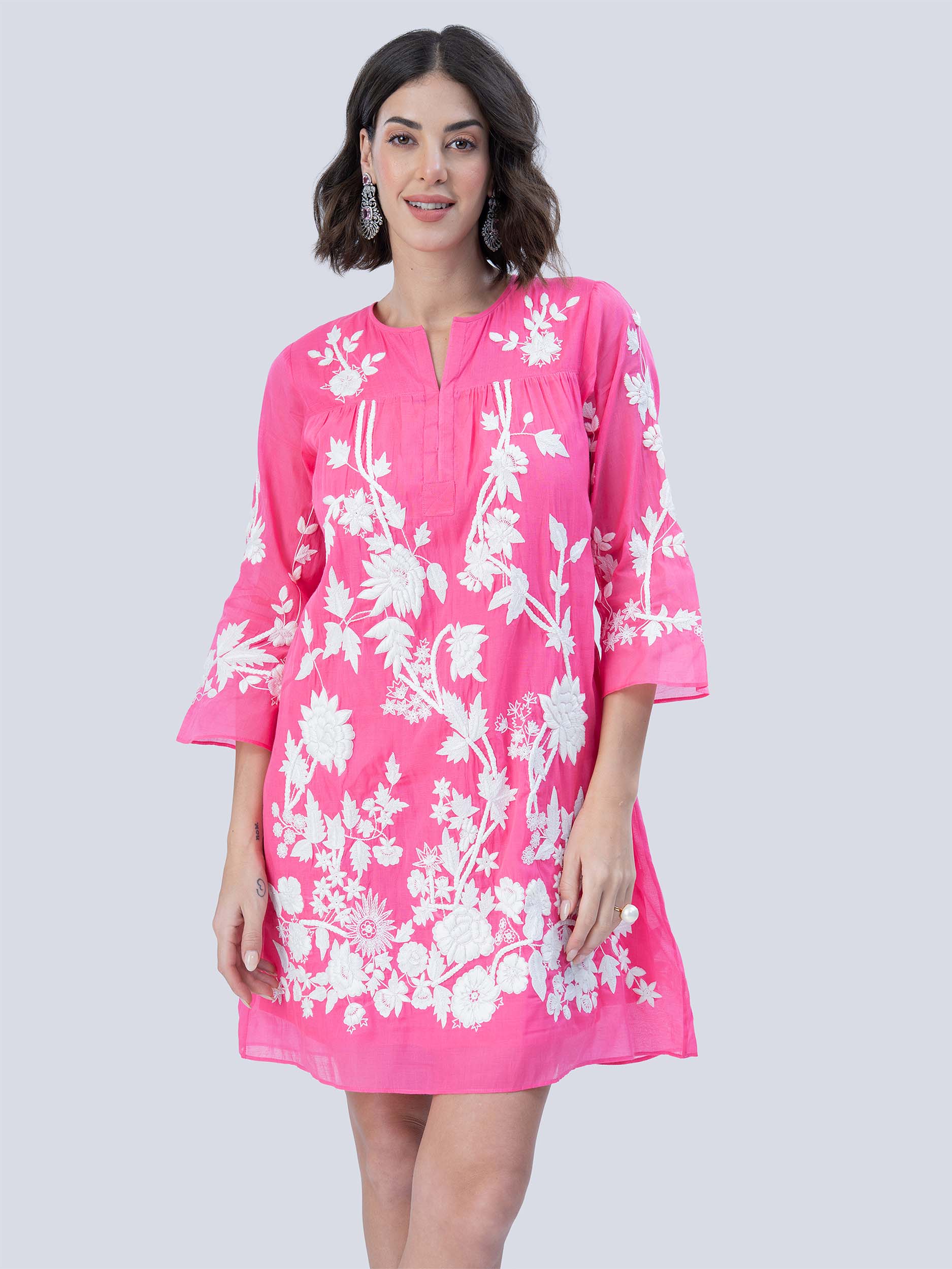 Risala Cotton Silk Dress