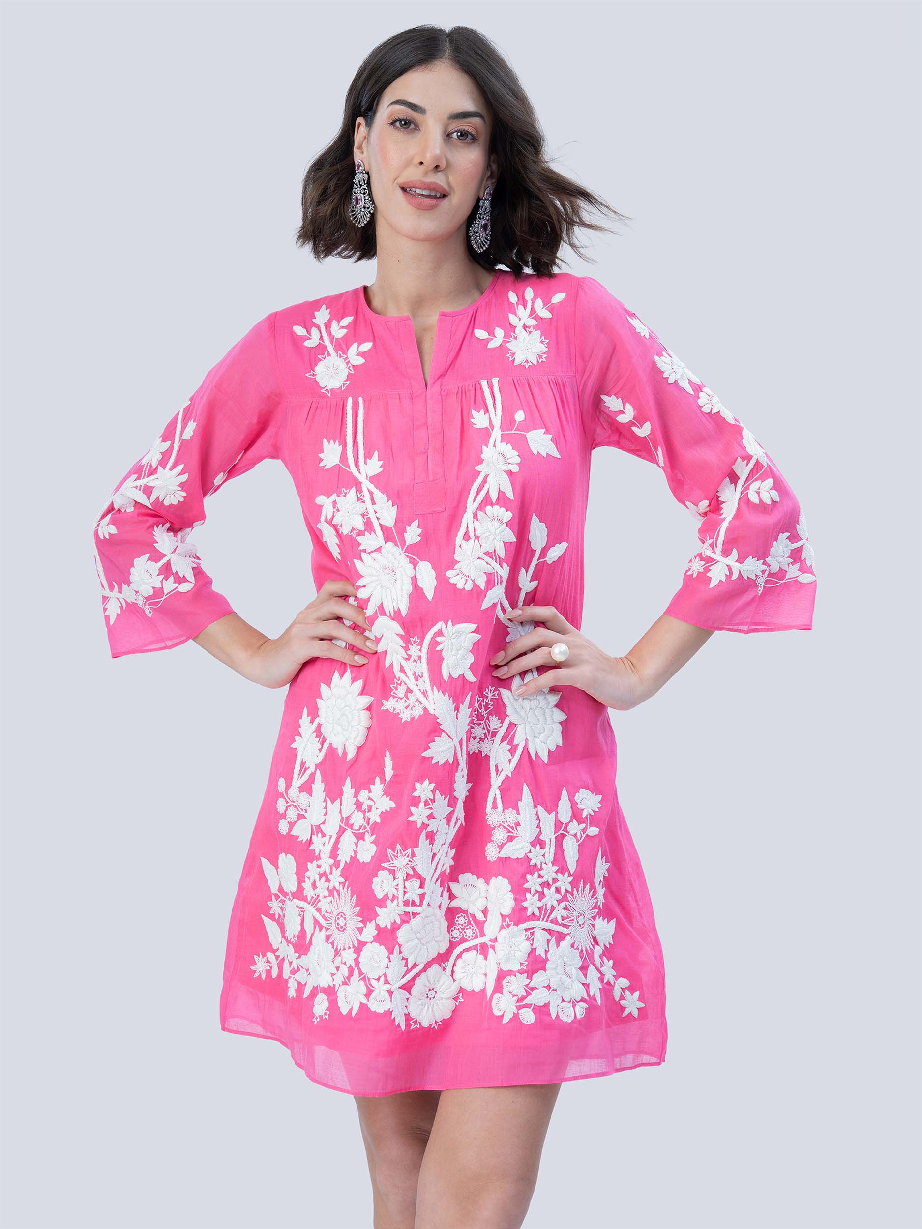 Risala Cotton Silk Dress
