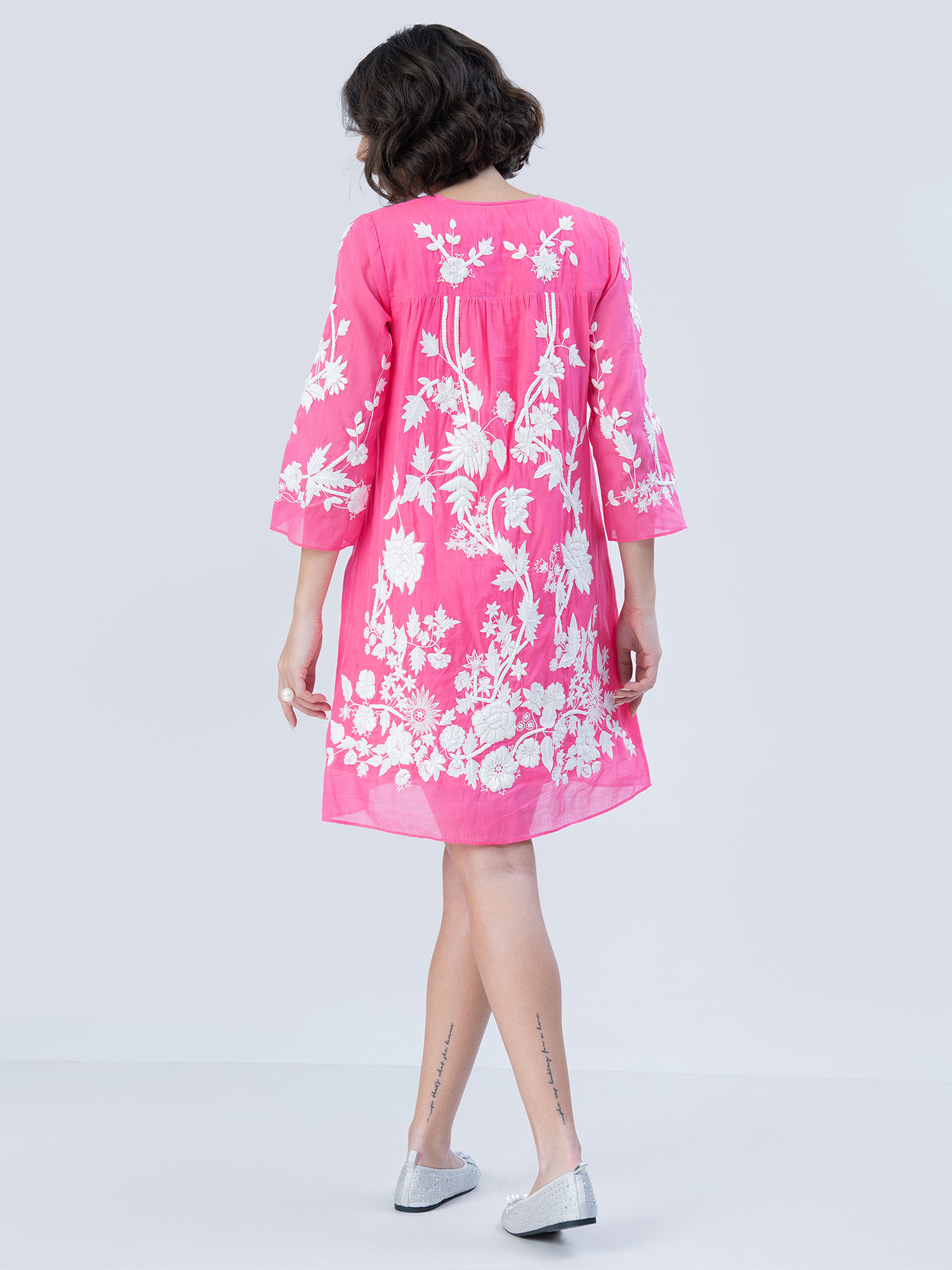 Risala Cotton Silk Dress