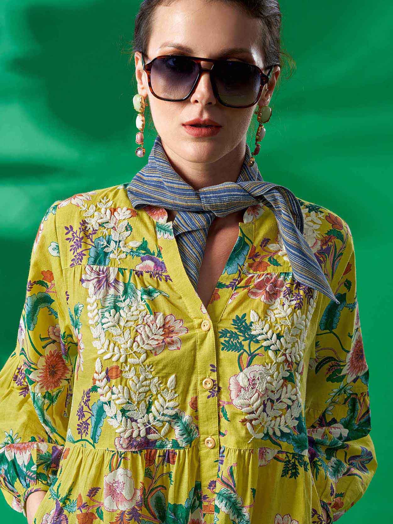 TOKYO PALACE COTTON DRESS