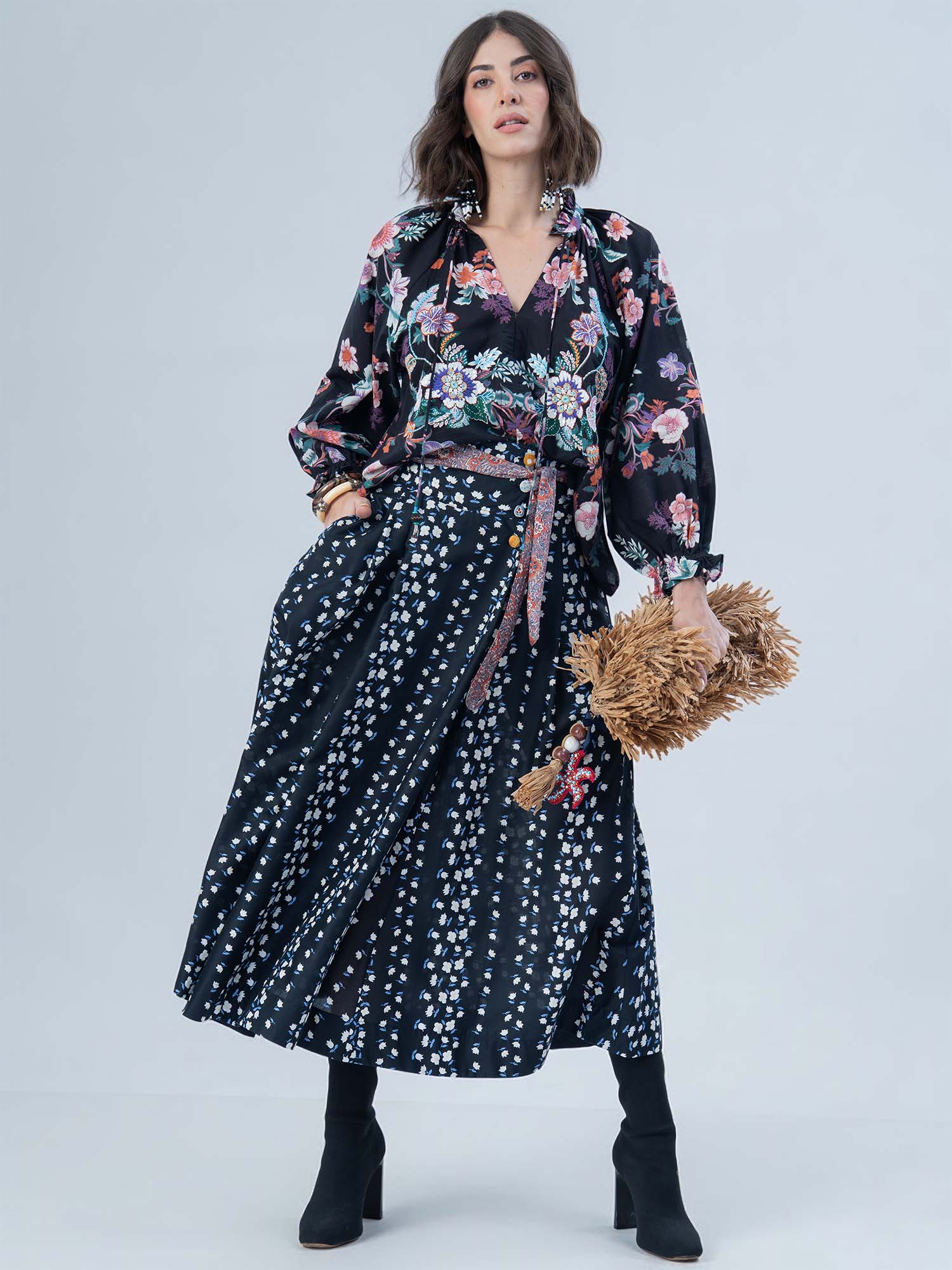 Tsubaki Cotton Skirt