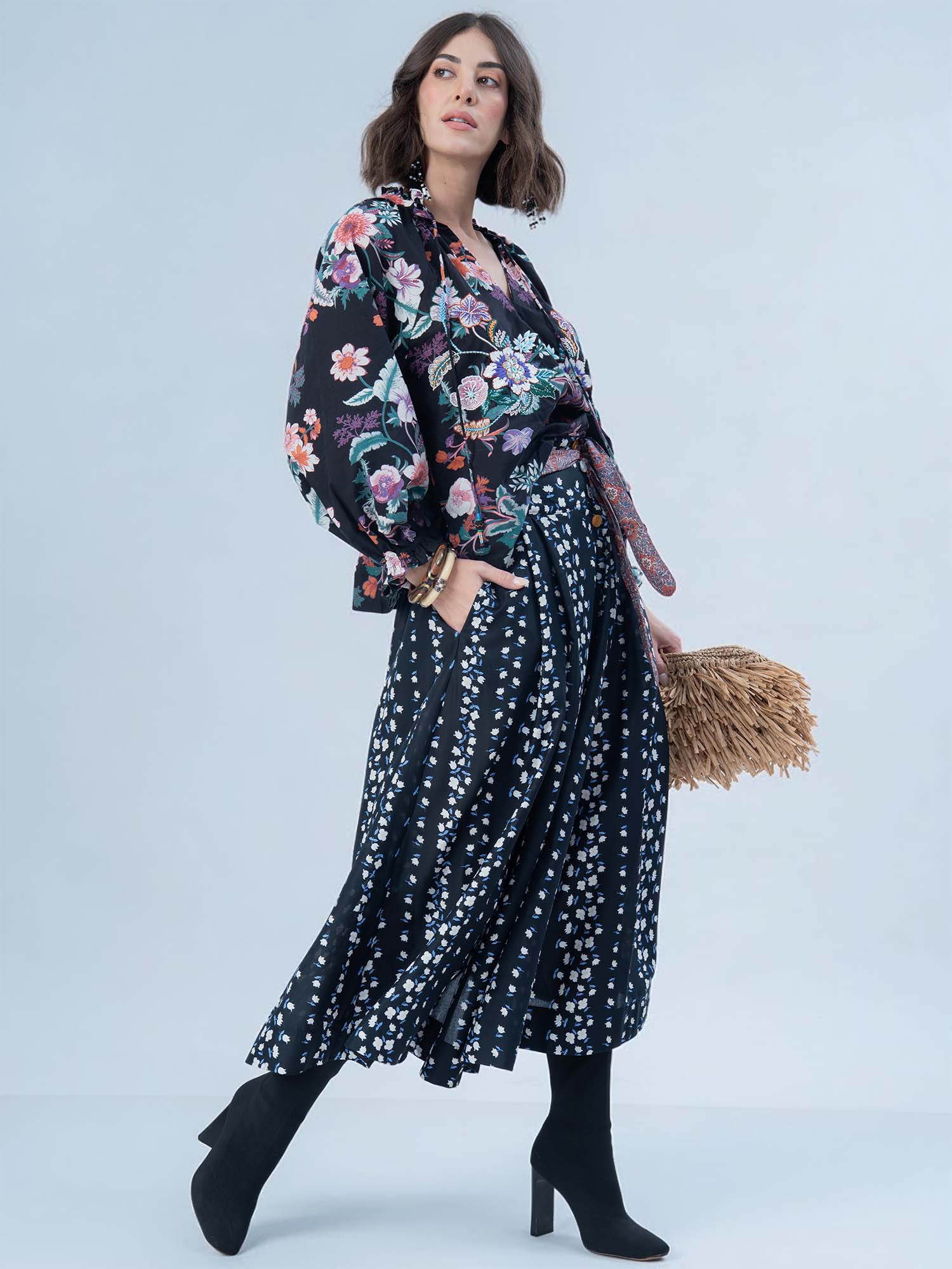 Tsubaki Cotton Skirt