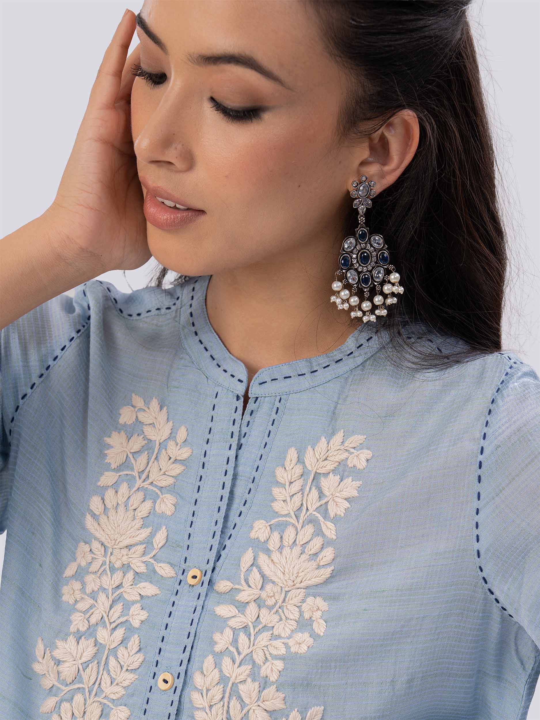 Yuko Handloom Silk Twin Set