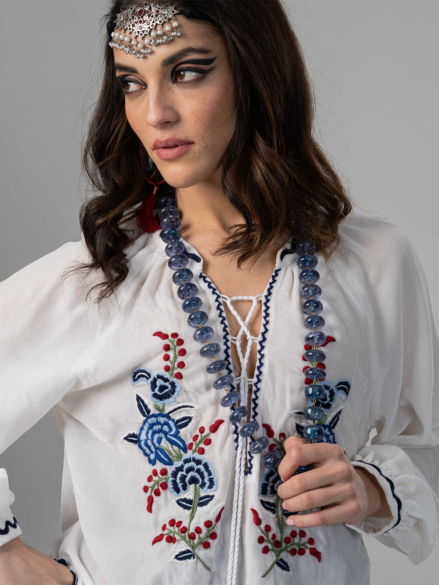 Zoon Velvet Silk Blend Top